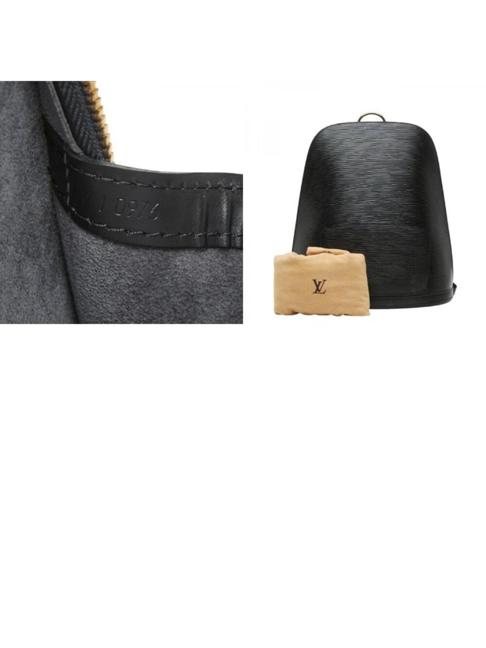 Louis Vuitton Epi Cobran Backpack Black Leather - Picture 10 of 10